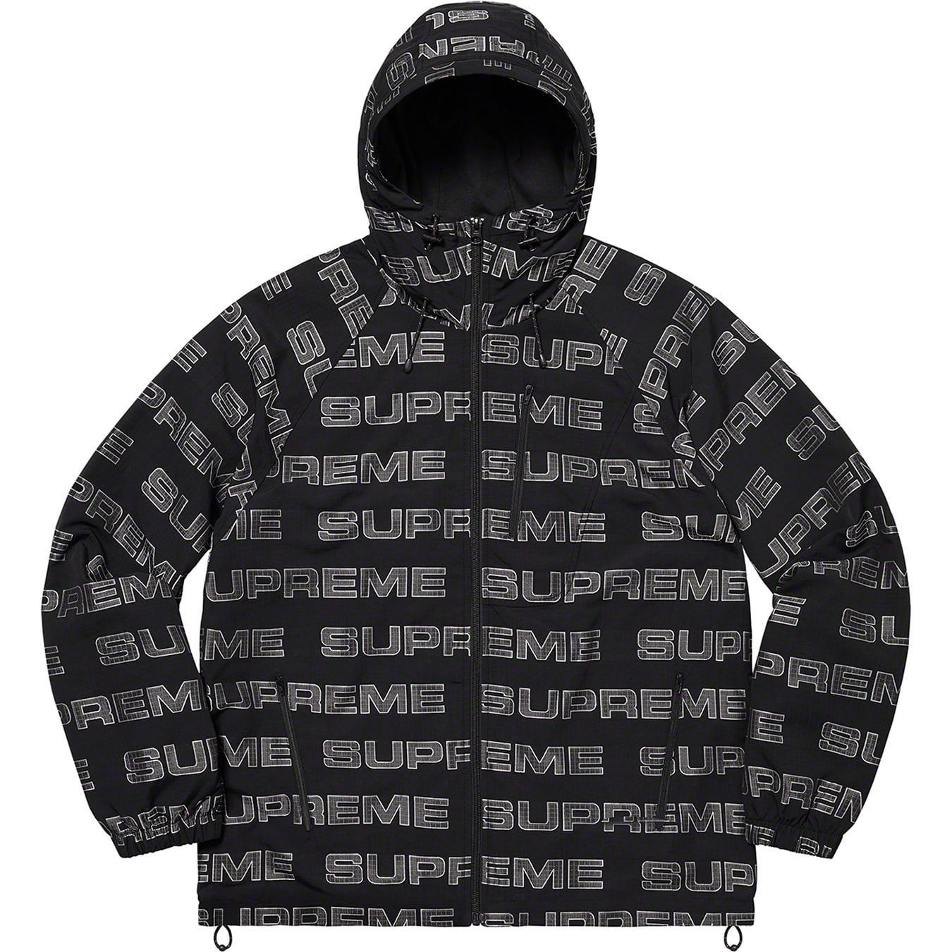 Logo Ripstop Hooded Track Jacket view 7